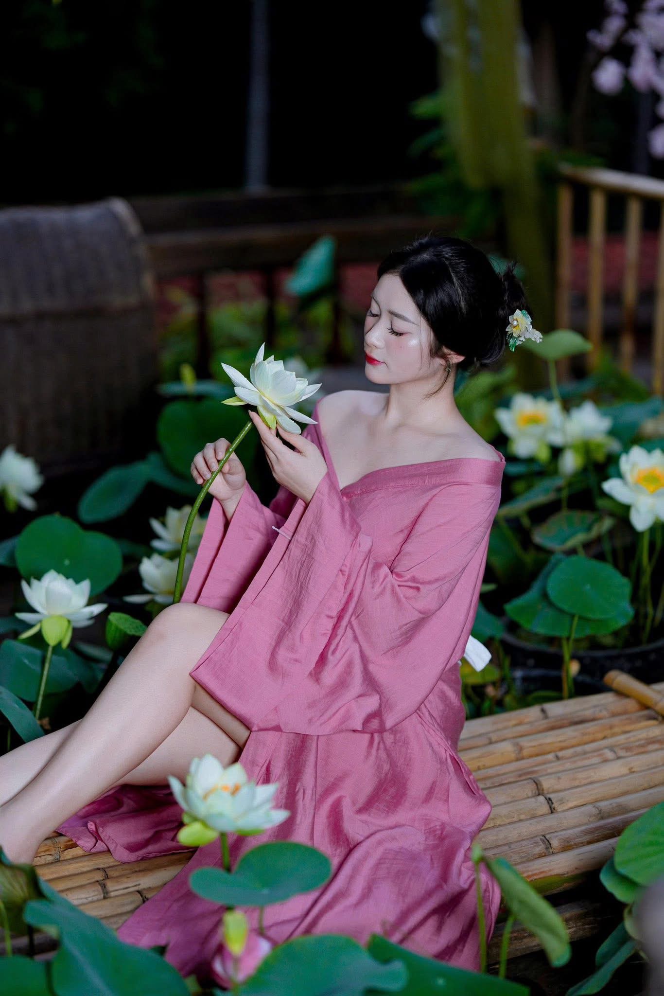 Hán hồng hiện đại thắt eo (chỉ combo599) KHAC07